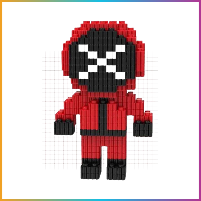 Mini Block Guard Figure – Cross Mask