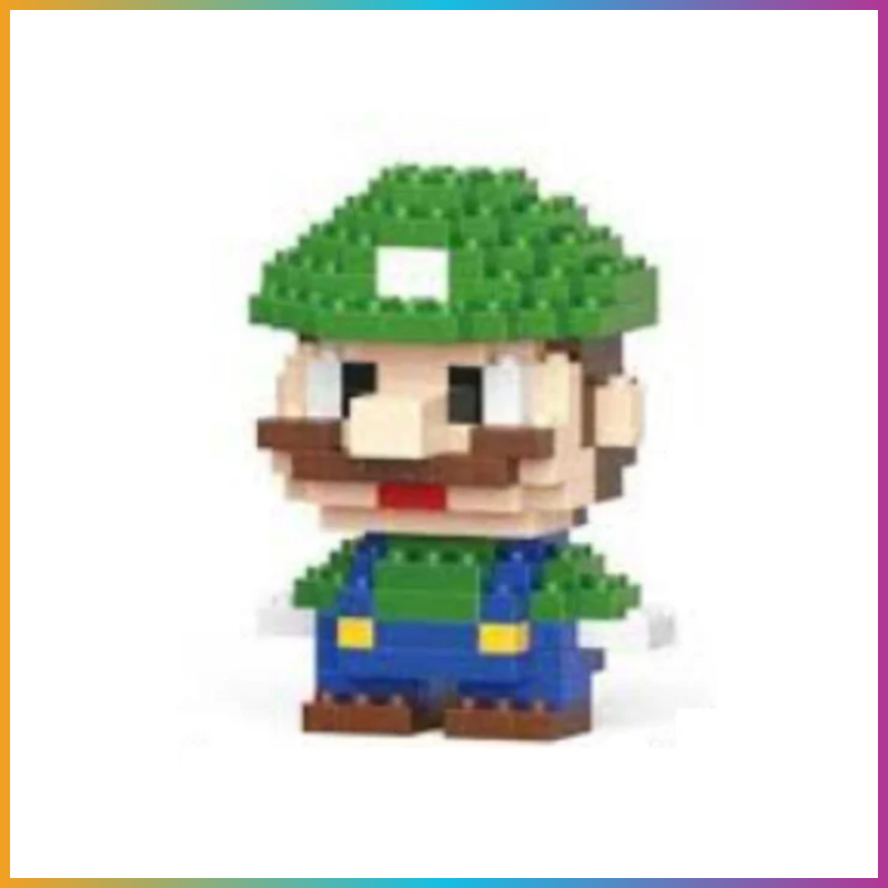Green plumber mini building block figure