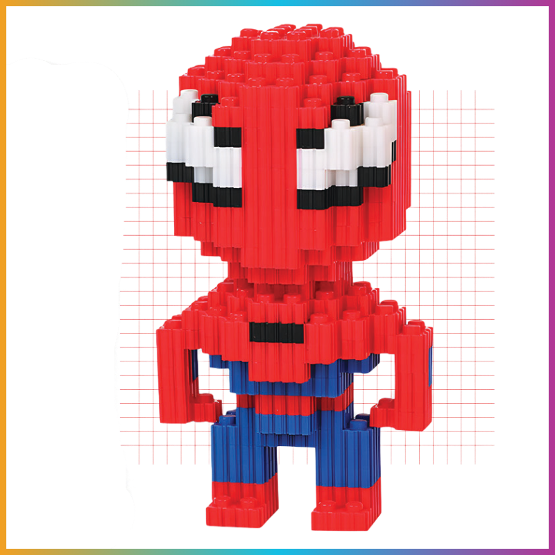 Web hero mini building block figure