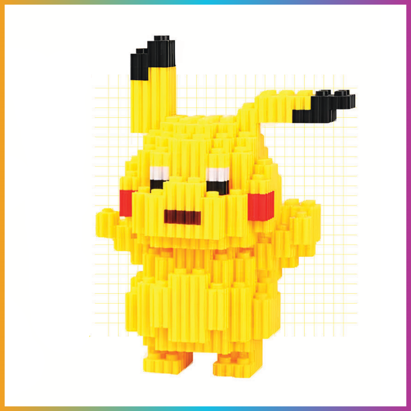 Mini Building Pikachu – Yellow